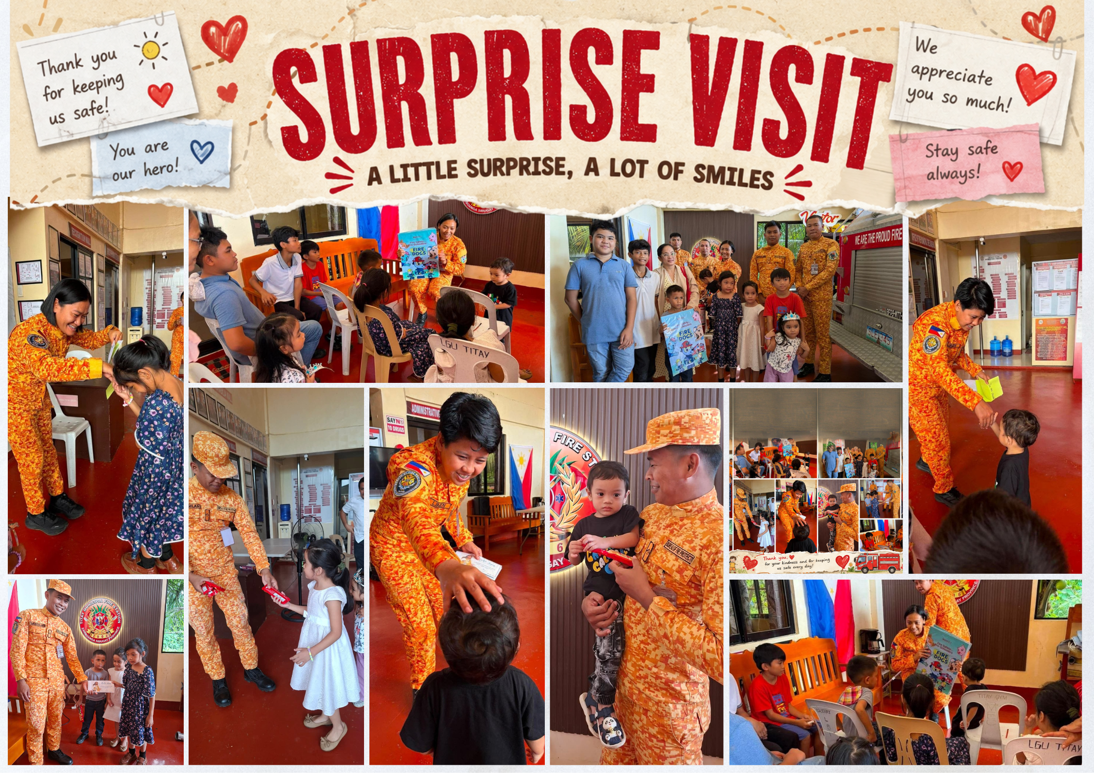 Children’s Letters of Faith and Gratitude Touch Hearts of Titay MFS Personnel