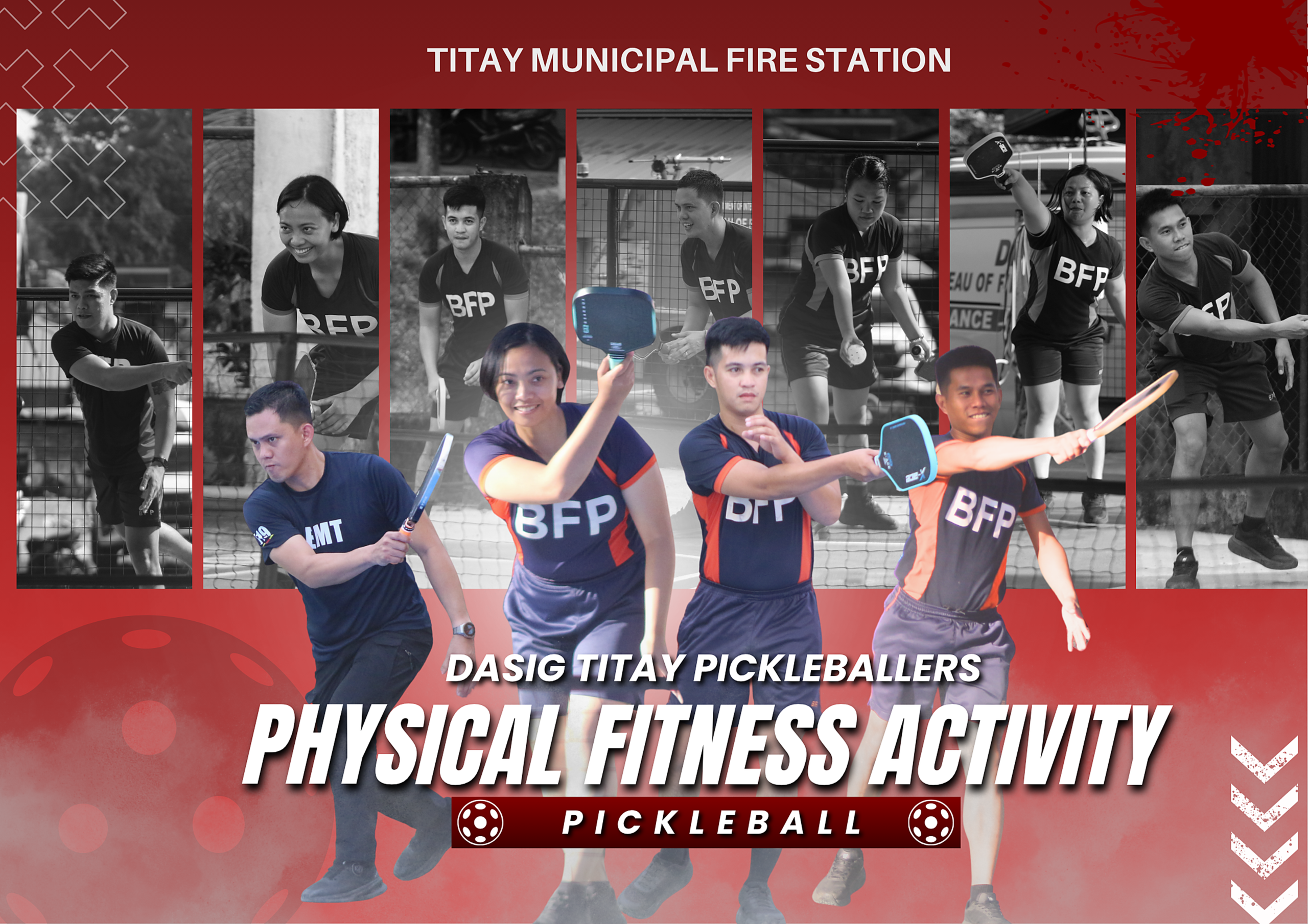 Titay Firefighters Promotes Fitness and Wellness Through Sunday Pickleball Activity